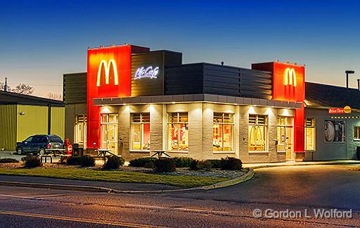 McCafé At Dawn_30831-9.jpg - Photographed at Smiths Falls, Ontario, Canada.